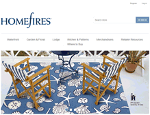 Tablet Screenshot of homefiresrugs.com